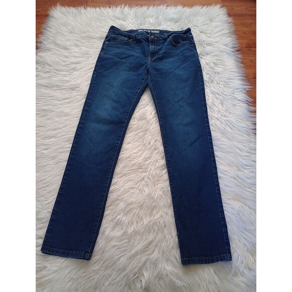 Rebel Society Mens Stretch Skinny Jeans 34x 32 Medium Wash Denim - Picture 2 of 11